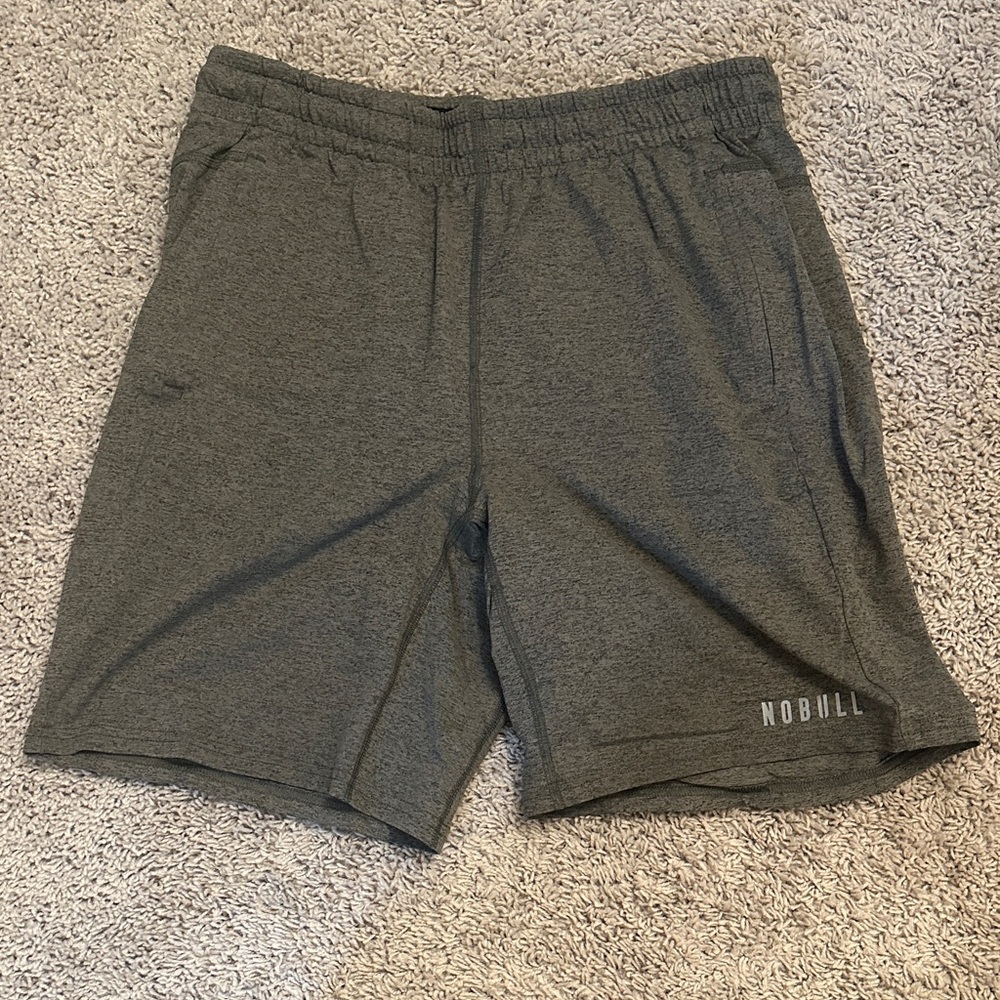 NOBULL Men's Charcoal 8” Athletic Shorts